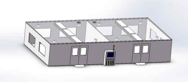 拼裝式升溫老化房的主要構(gòu)造(圖2) 拼裝式升溫老化房的主要構(gòu)造(圖2)